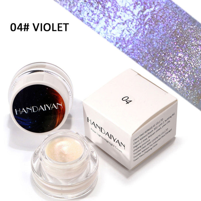 5 Colors Makeup Glitter 1Box Multifunctional Highlight Powder Eyeshadow