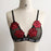 VenusFox Women Lace Embroidered Rose Bandage Floral Bralette crop top lingerie