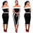 VenusFox Womens Bodycon Black Lace Dress