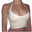 VenusFox Sexy Crop Tops For Women Halter Fitness Skinny T-Shirt