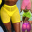 High Waist Beach Hot Shorts Solid Color