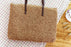 Women Summer Rattan Woven Knitted Straw Totes