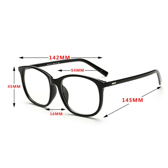 Women Eyeglasses Frame Retro Vintage Clear Lens Glasses Metal Plain Optical Eye Glasses