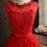 VenusFox Lace Embroidered Mesh Tulle Slim Elegant Dress