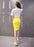 VenusFox High Waist Bodycon Elastic Knee Length Pencil Skirt