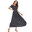 VenusFox Women Vintage Polka Dot  Maxi Long Dress