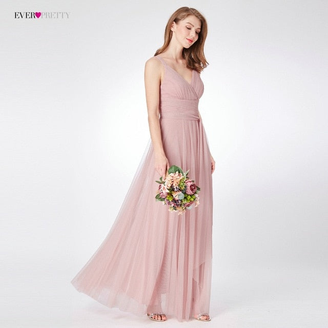 VenusFox Blush Pink Bridesmaid Dresses