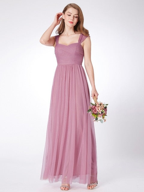 VenusFox Blush Pink Bridesmaid Dresses