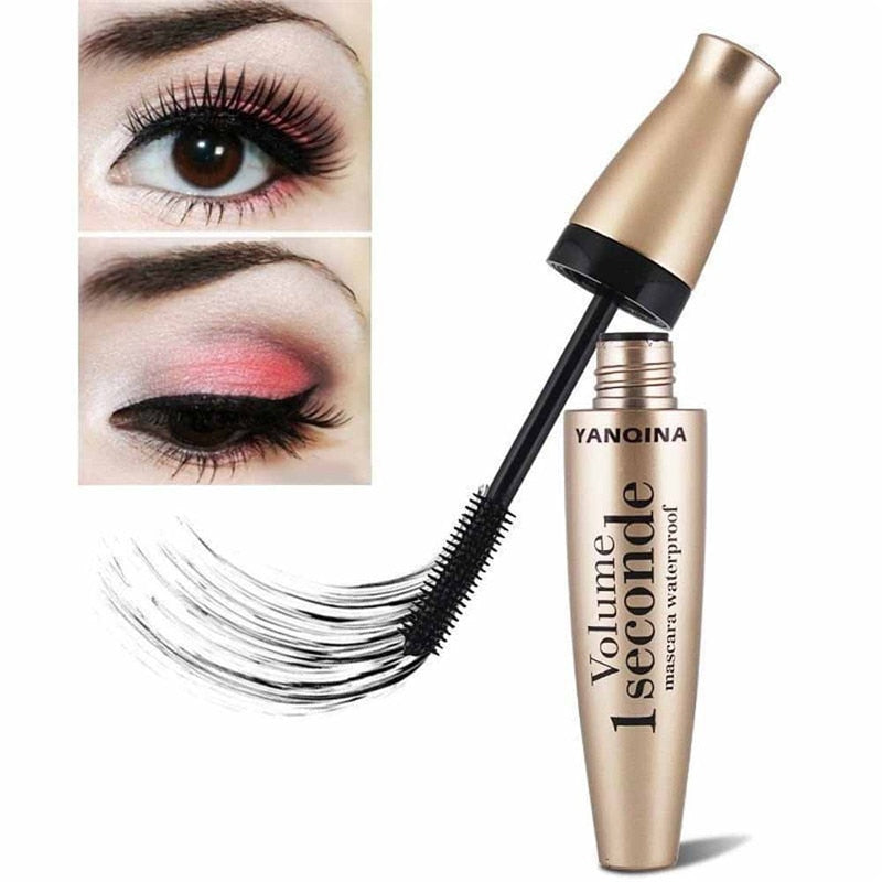 3D Fiber Mascara Long Black Lash Eyelash Extension Waterproof Eye Makeup