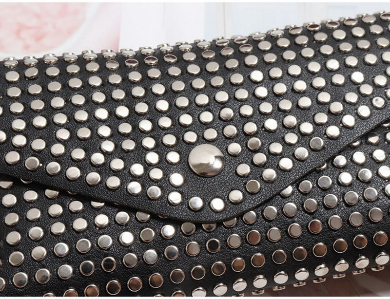 Fashion Luxury Rivets Fanny Pack Belt Bag