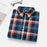 VenusFox Women Blouses Long Sleeve Flannel Plaid Shirts Cotton Shirt Casual