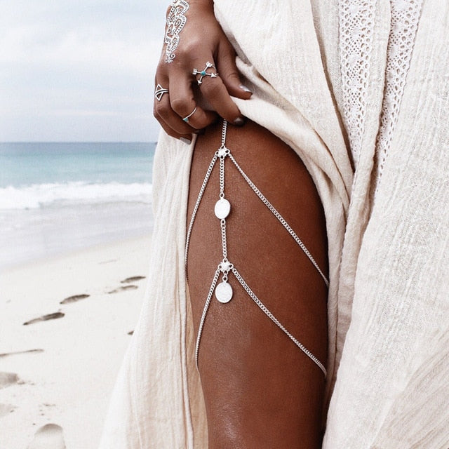 VenusFox Fashion Jewelry Gold Body Chains