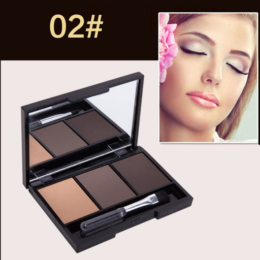 Cosmetic Matte Eye Shadow 3 Colors Make Up Set