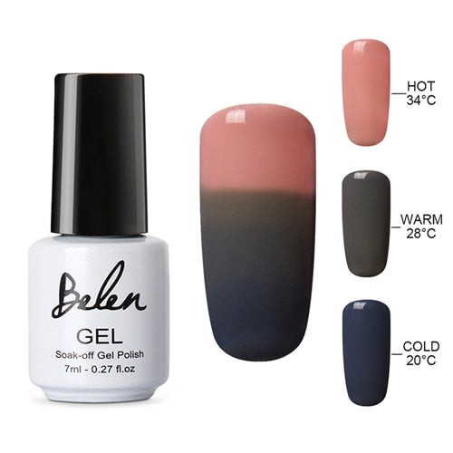 3 Color/ 2 Color Thermal Nail Gel Polish 7ml Temperature Color Changing