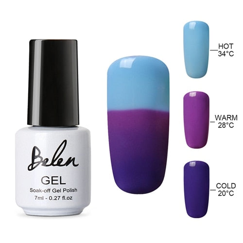 3 Color/ 2 Color Thermal Nail Gel Polish 7ml Temperature Color Changing