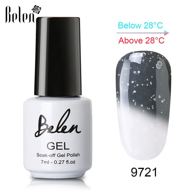 3 Color/ 2 Color Thermal Nail Gel Polish 7ml Temperature Color Changing