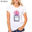 VenusFox Flower Perfume White t shirt