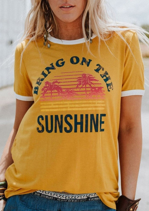 VenusFox Bring On The Sunshine Summer T-Shirt