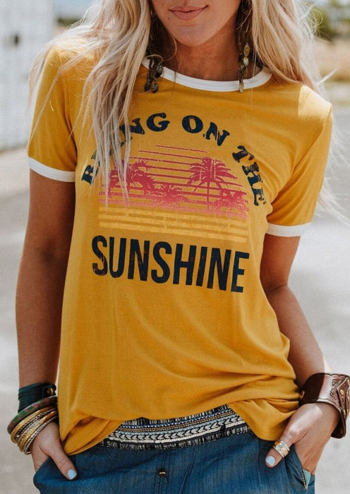 VenusFox Bring On The Sunshine Summer T-Shirt