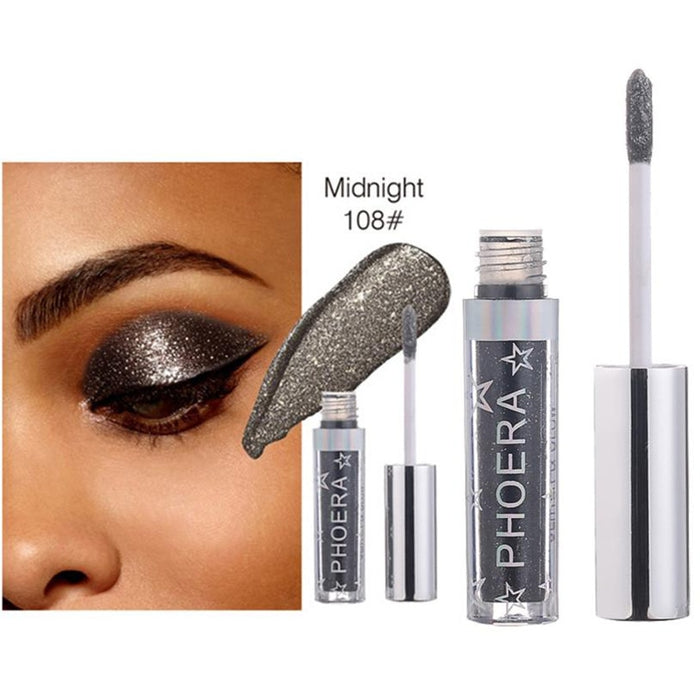 Eye Shadow 12 Color Makeup  1pc Magnificent Metals Glitter and Glow Liquid