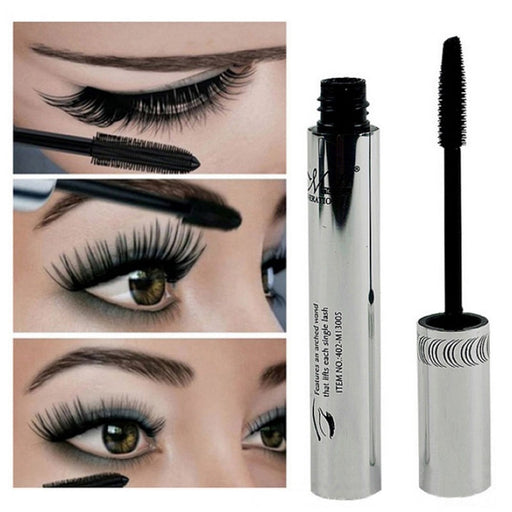 Eye Lashes Makeup Waterproof Long Eyelash Black Silicone Brush Head