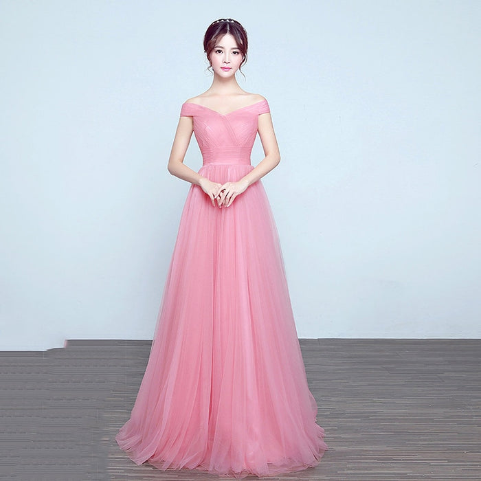 VenusFox Elegant long bridesmaid dress