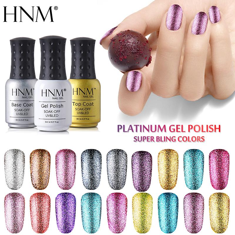 8ML Glitter UV Gel Nail Polish Primer