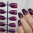 Sugar Grape Purple False Nails Full Cover