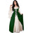 VenusFox Women Corset Medieval Renaissance Vintage Dress