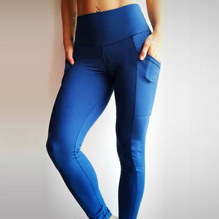 VenusFox High Waist Workout Push Up Leggings with Pockets