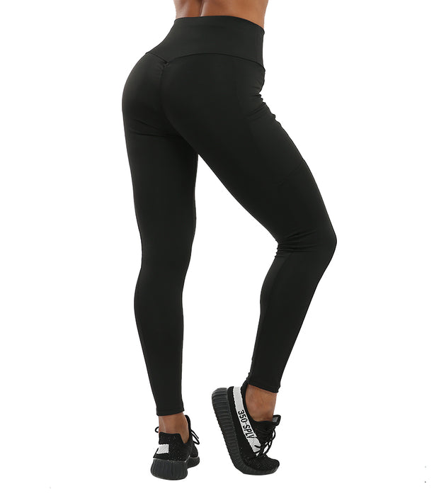 VenusFox High Waist Workout Push Up Leggings with Pockets