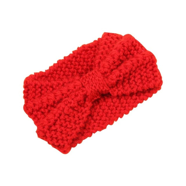 Women Winter Warmer Ear Knitted Wide Stretch Crochet Headband Headwrap