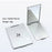 Ultra-thin Cosmetic Mirror 5 Sizes Make Up Pocket Silver Rectangle Foldable Compact Makeup Mirrors
