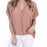 VenusFox Short Sleeve V Neck Casual Blouse