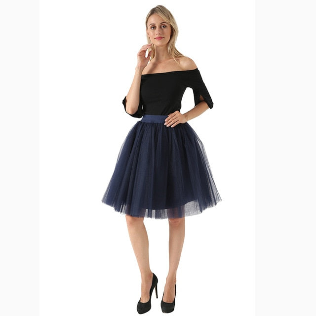 VenusFox Fashion 5 Layer Wedding Bridal Skirt