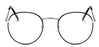 Woman Glasses Optical Frames Metal Round Glasses Frame Clear lens