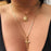 women Fashion Jewelry Short crystal stars Gold color Choker Chain Necklace for