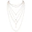 women Fashion Jewelry Short crystal stars Gold color Choker Chain Necklace for