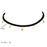 women Fashion Jewelry Short crystal stars Gold color Choker Chain Necklace for