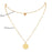 women Fashion Jewelry Short crystal stars Gold color Choker Chain Necklace for