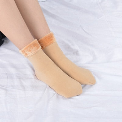 VenusFox Women Winter Warmer Thicken Thermal Cashmere Wool Velvet Snow Sleeping Socks