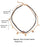 Women Vintage Charm Multilayer Jewelry Crystal Moon Choker Necklaces