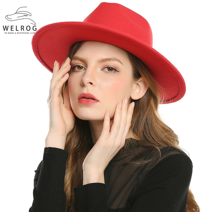 VenusFox Black Red Wool Hat