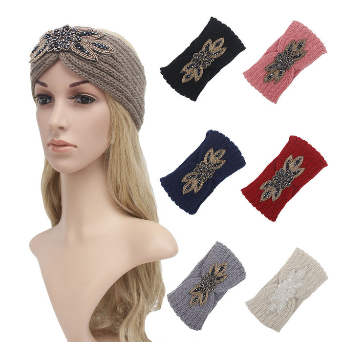 Women Winter Warm Wide Knitted Headbands Head Wrap Hair Accessories