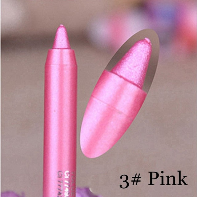 1PC  Long lasting Beauty Eye Liner Pencil Pigment Waterproof