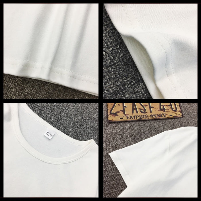 VenusFox Kawaii girl print casual short-sleeve simple T-shirt