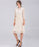 VenusFox Women Vintage Elegant Sweet Lace Solid Lace Dress