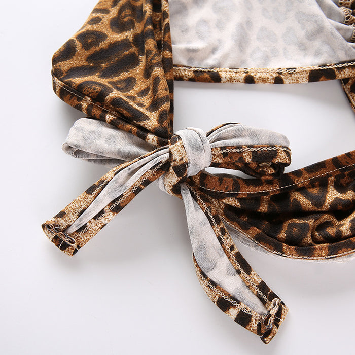 VenusFox Leopard Printed Sexy Crop Top