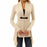 VenusFox Autumn And Winter Cardigan Elegant Loose Coat With Belt