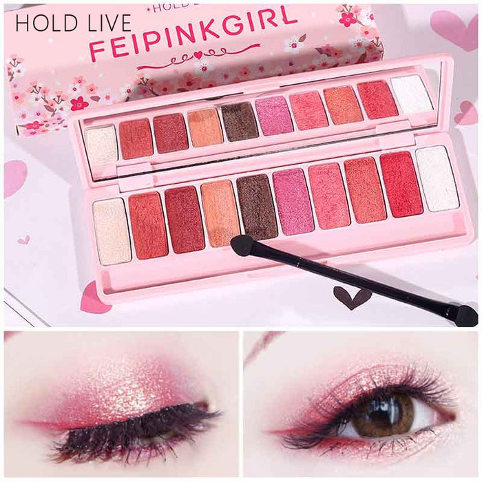 Shimmer Waterproof Matte Eyeshadow Palette Korean Makeup